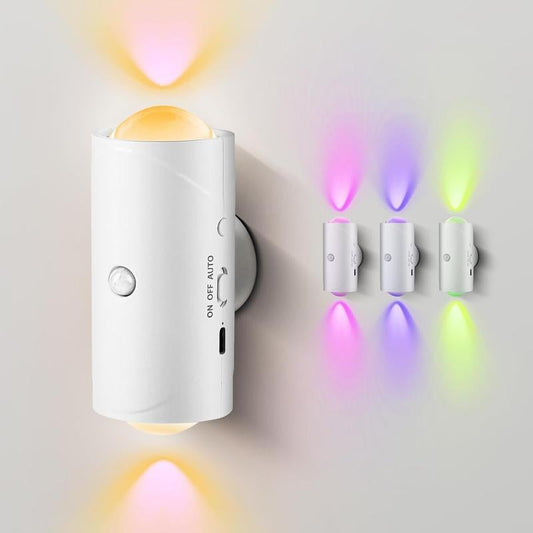 Smart Rechargeable LED Night Light with Motion Sensor 🌈✨