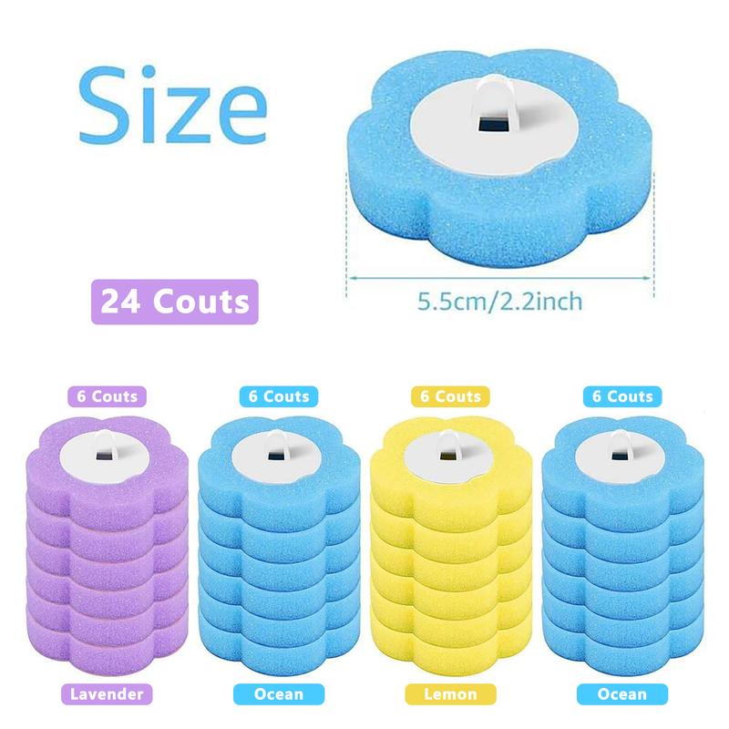 🔥New Year Sale – Disposable Toilet Brush, Toilet Bowl Wand Holder Set with 24PCS Cleaner Refills,Wall-Mount Scrubbing Toilet Brush Bathroom Cleaning Kit