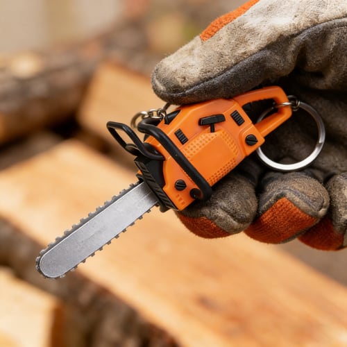 🔥Chainsaw Keyring