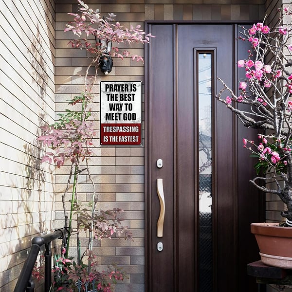 🔥LAST DAY 49% OFF - Metal No Trespassing Signs Private Property Funny