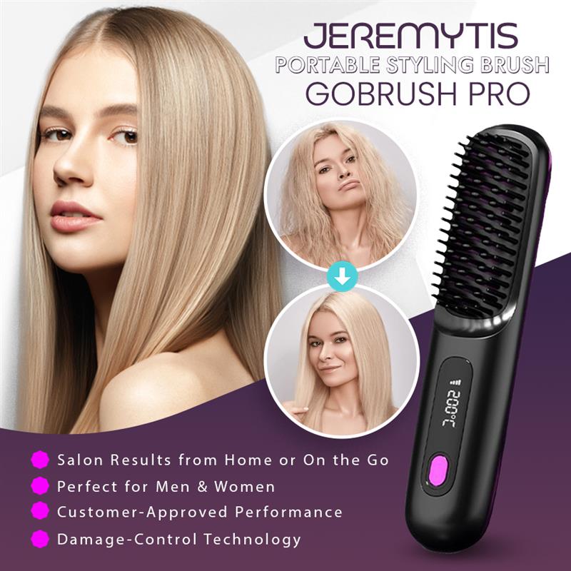 JEREMYTIS Portable Styling Brush - GoBrush PRO