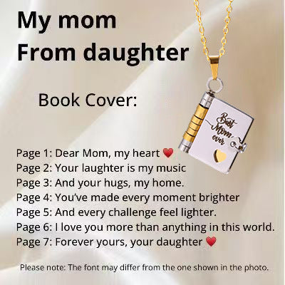 For Family - The Most Beautiful Christmas Special Chapter Book Necklace