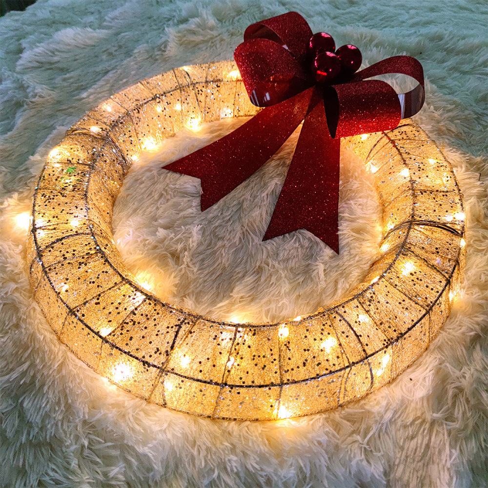 🎄 Sparkle-now Pre-sale! 🎀✨Pre-lit Large Christmas Wreath, Outdoor Christmas Wreath