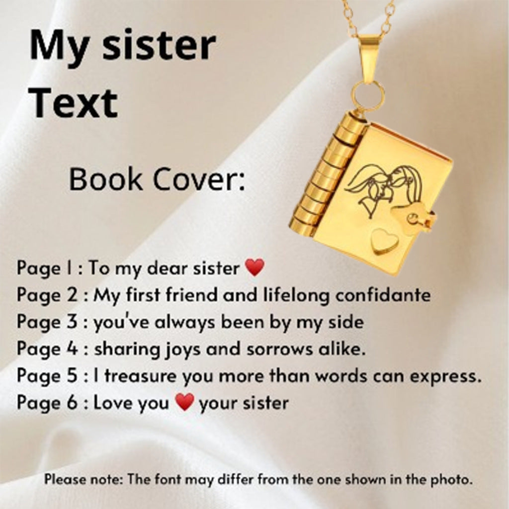For Family - The Most Beautiful Christmas Special Chapter Book Necklace