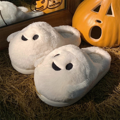 🟣Limited Edition Halloween Slippers – Pumpkin & Ghost Designs!