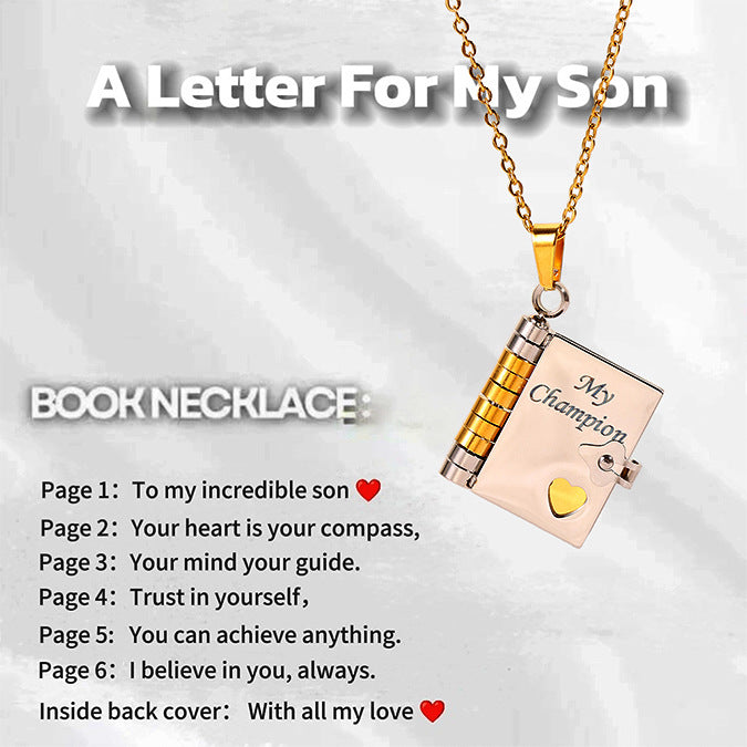 For Family - The Most Beautiful Christmas Special Chapter Book Necklace