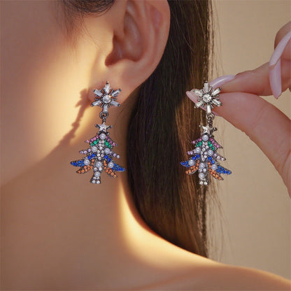 🎄 Christmas Sparkle Earrings — Light Up Your Holiday Style