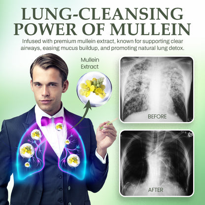 PureLumin™ Mullein Herbal Inhaler Pen | Soothing Lung Detox & Relaxation Stick
