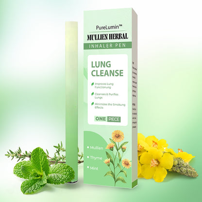 PureLumin™ Mullein Herbal Inhaler Pen | Soothing Lung Detox & Relaxation Stick