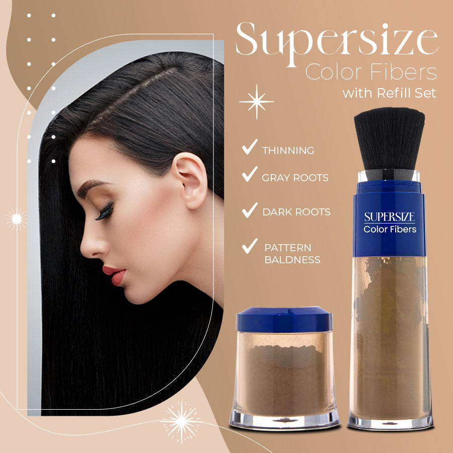 Supersize Color Fibers with Refill Set✨