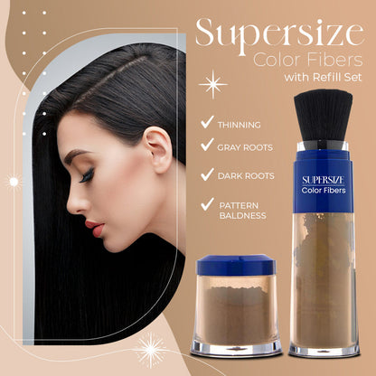 Supersize Color Fibers with Refill Set✨