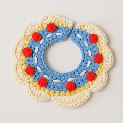 🧶Hand-woven collar -🎀cat accessories