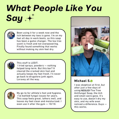 NEGUSY™ Tea Tree Athlete's Foot Defense Soap