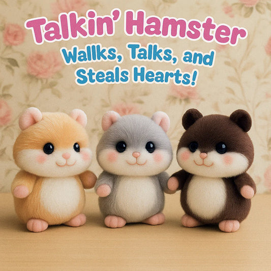 🐹Talkin’ Hamster: Walks, Talks, and Steals Hearts!