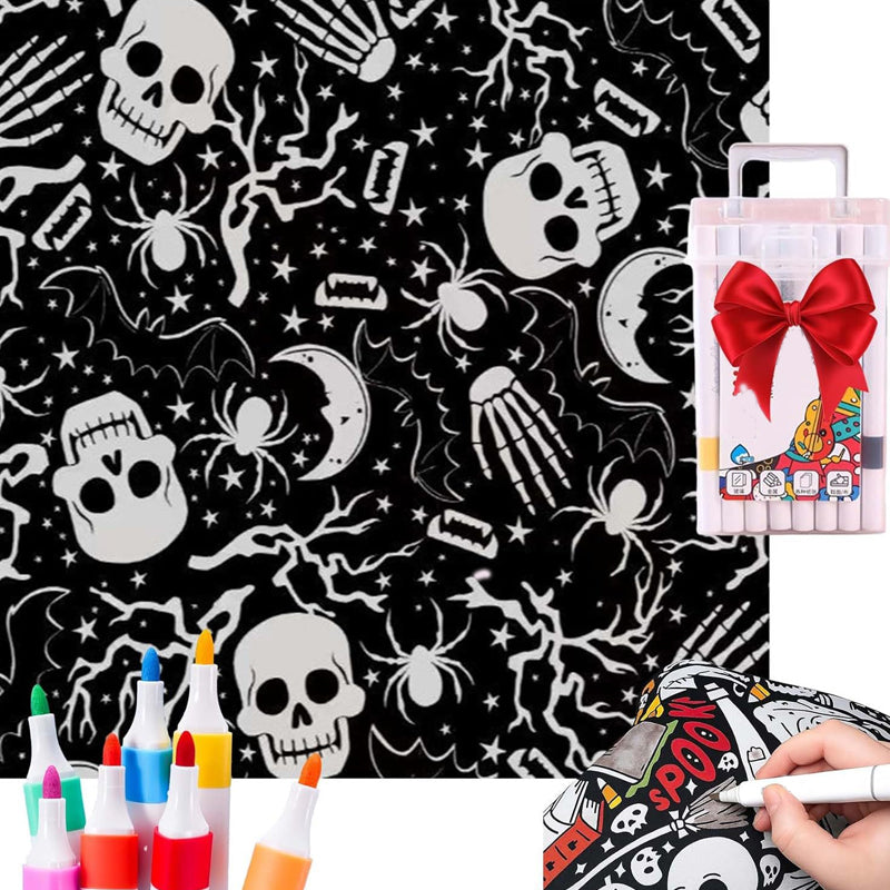 ⏳🎄Christmas Sale 49% OFF!!🎁🎨✨DIY Coloring Blanket With Markers